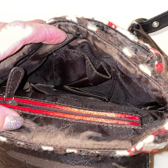 Vera Bradley Tweed Mini Saddle Crossbody Bag - Picture 3 of 9